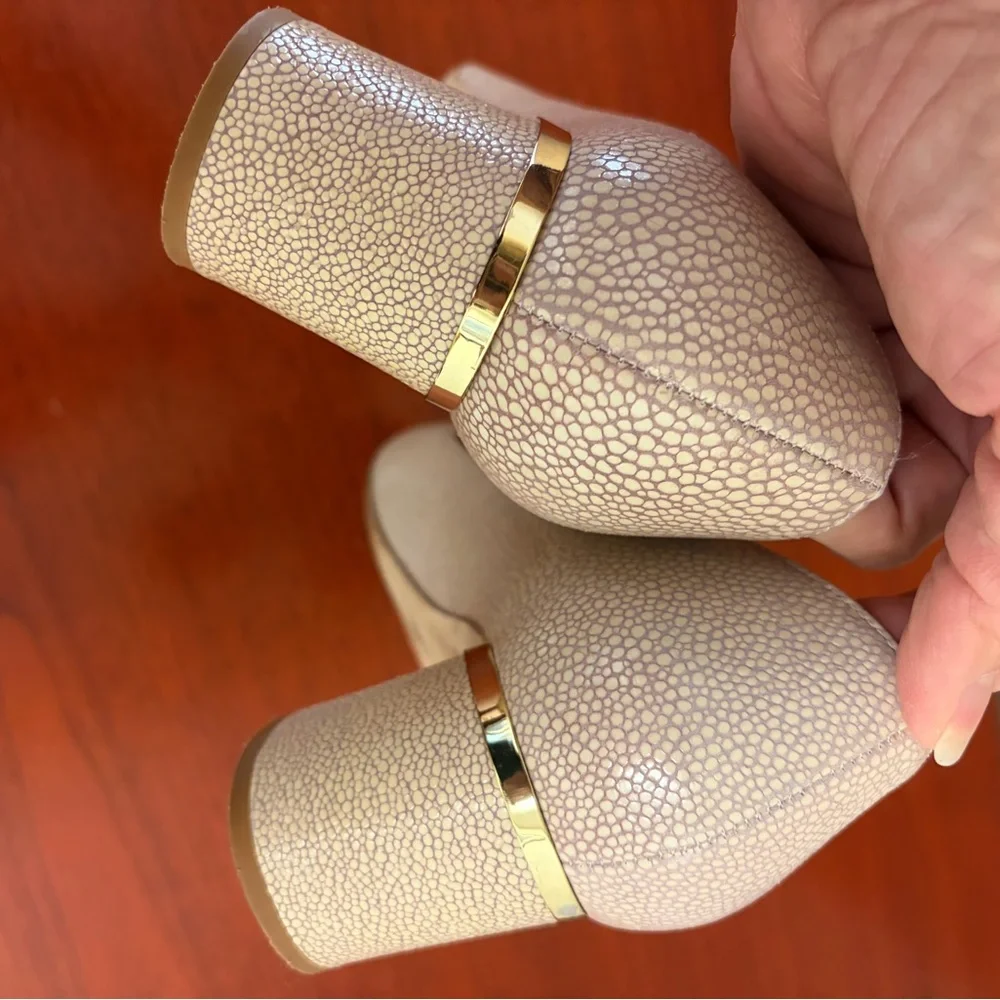 Kate Spade block heel pumps Sz 7.5